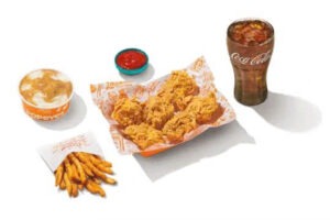 6Pc Classic Boneless Wings Combo